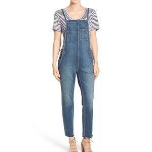 NEW Treasure & Bond Denim Apron Overalls Pants Jeans Women's Size 26